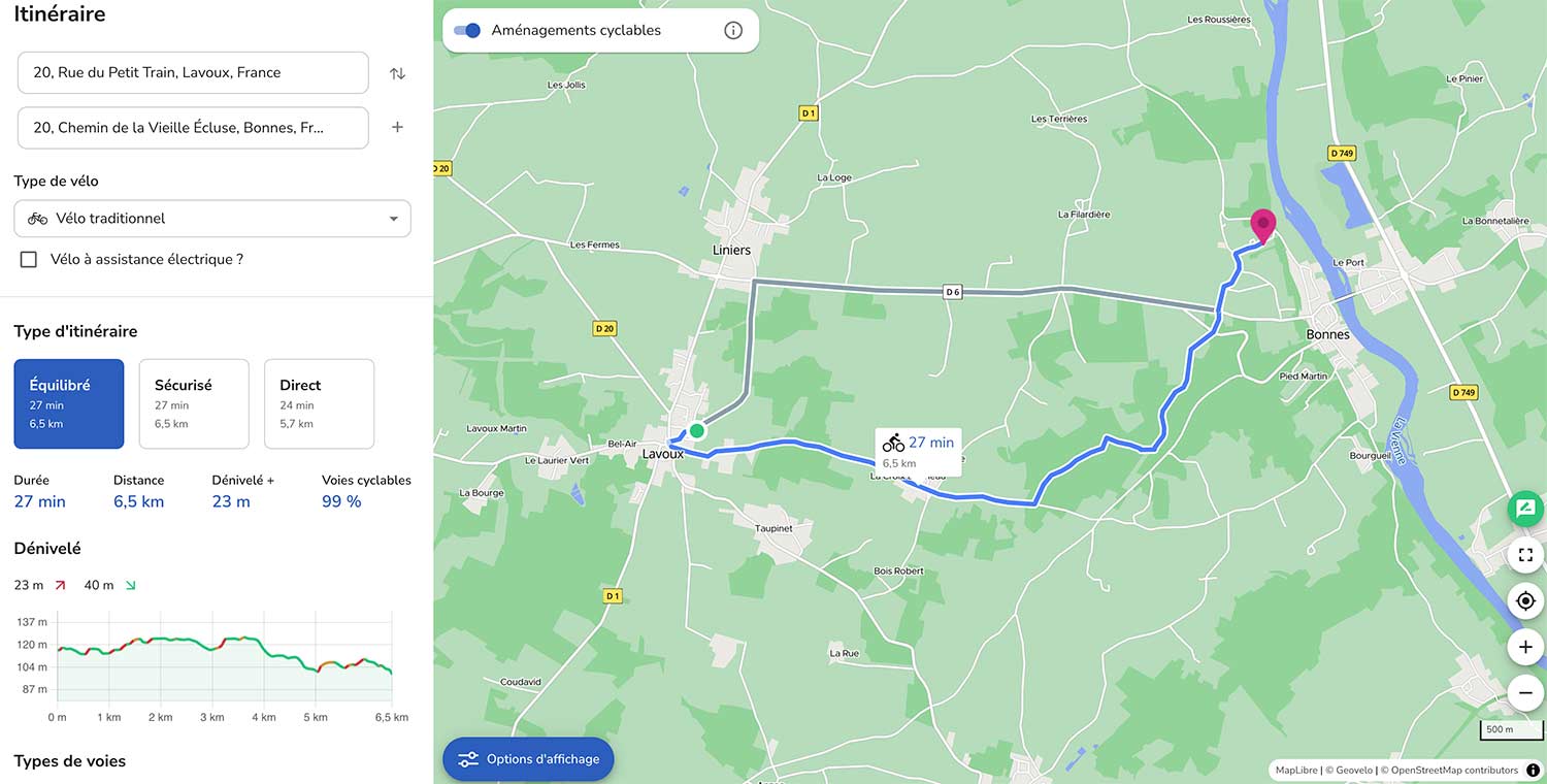 accueil vélo abri simonne gite lavoux